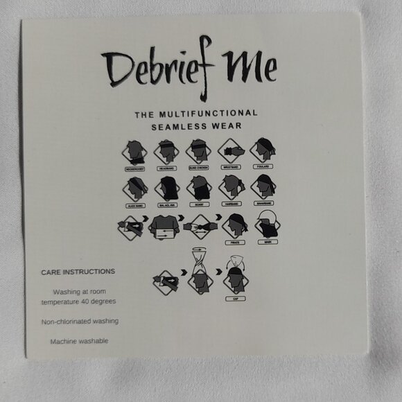 🖤 3 PCS Black & Blue Tube Scarf Bandana Neck Gaiter Face Mask Headwear - Picture 2 of 4